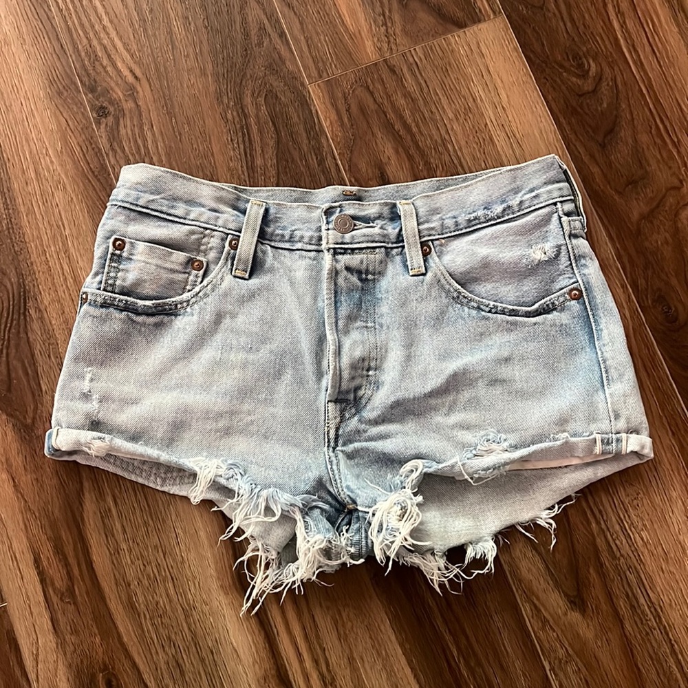 Levi Blue Jean Shorts